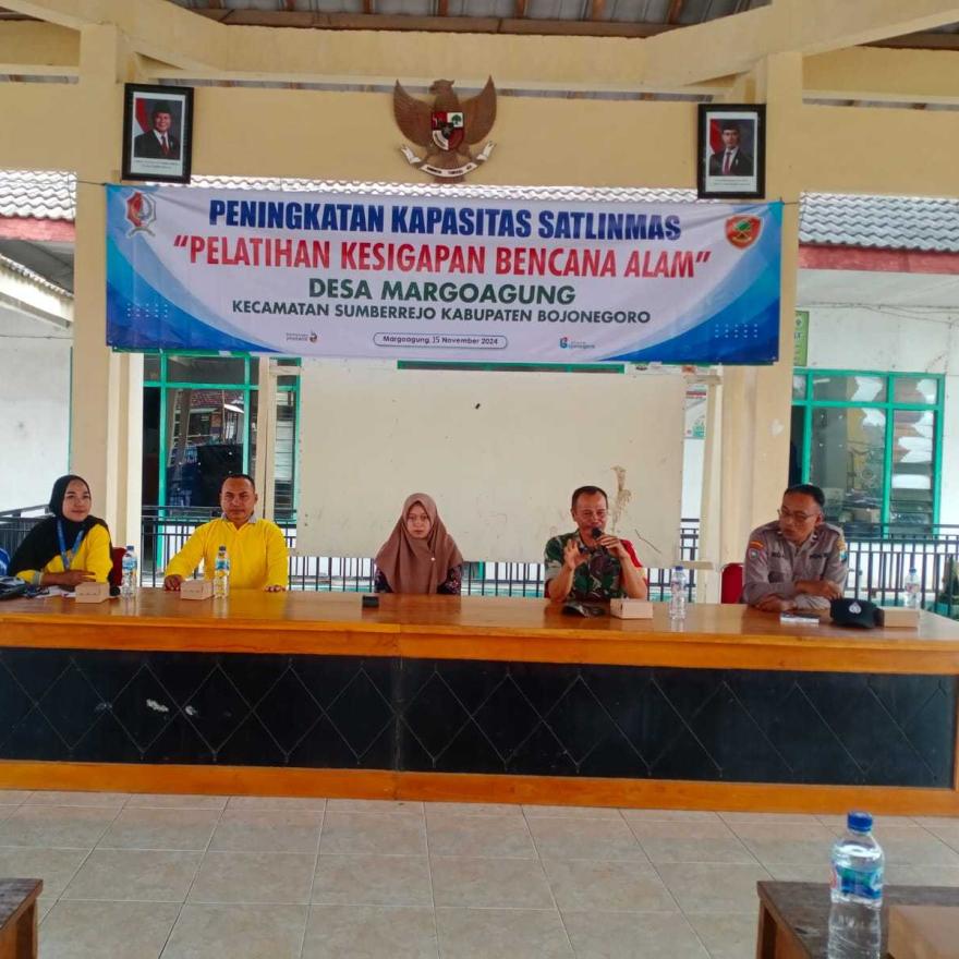 PEMDES Margoagung Gelar Pelatihan Kesigapan Bencana Alam untuk LINMAS, Tingkatkan Kesiapan Siagaan